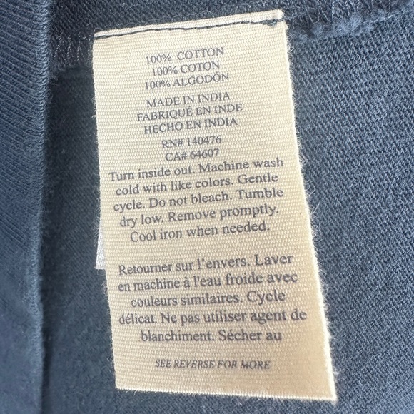 Faherty Sports Jersey Polo Dress Womens Small Long Sleeve Sea Storm Blue Rugby - Picture 9 of 14